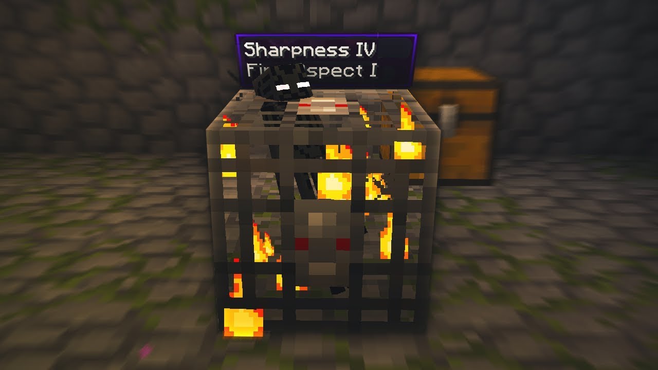 enderman spawner = fire aspect
