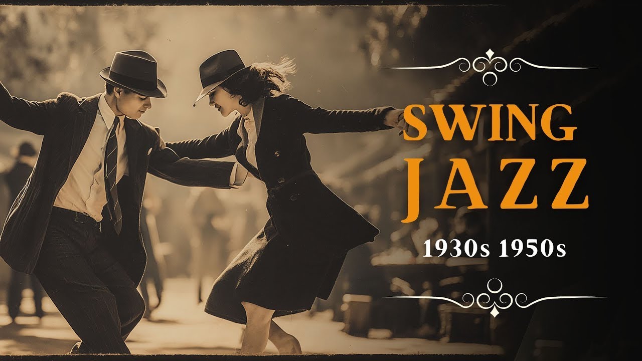 Old Hollywood Nights 🌙 Smooth 1940s Swing Jazz Lounge Music for Glamour & Escape