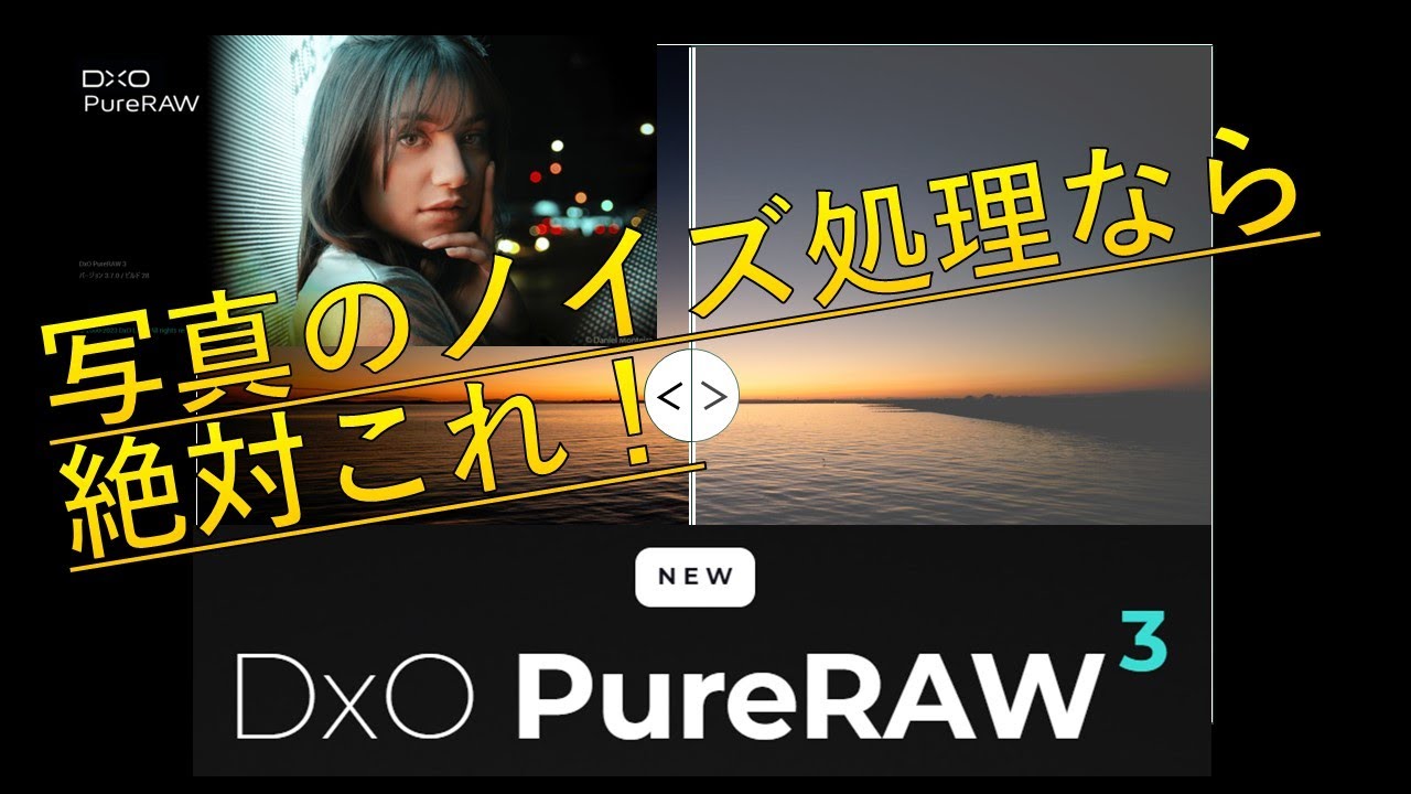 写真のノイズ処理PureRAW3を紹介！