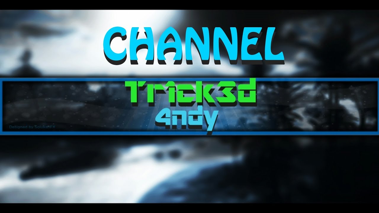 Free Gaming Channel Art Template (Dowload link) // Photoshop CC