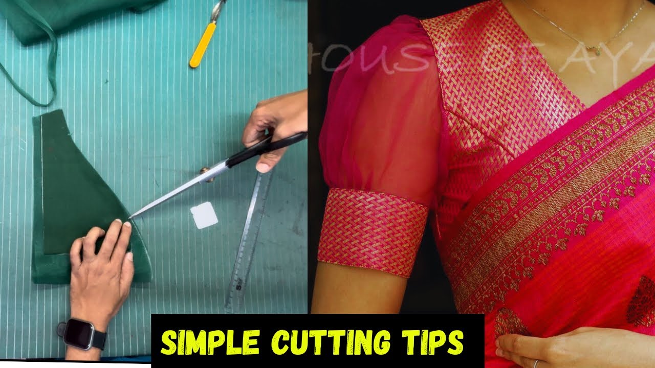 ✅Trending puff sleeves Cutting ￼ tips and tricks || queenswayboutique
