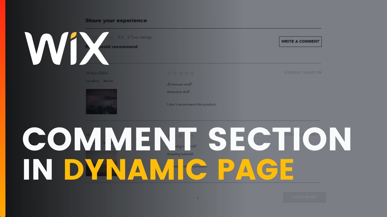 Добавьте раздел комментариев на динамическую страницу WIX🔥 | Идеи Wix