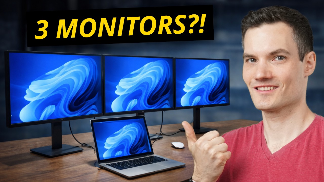 How to Connect 3 Monitors to a Laptop (Step-by-Step)