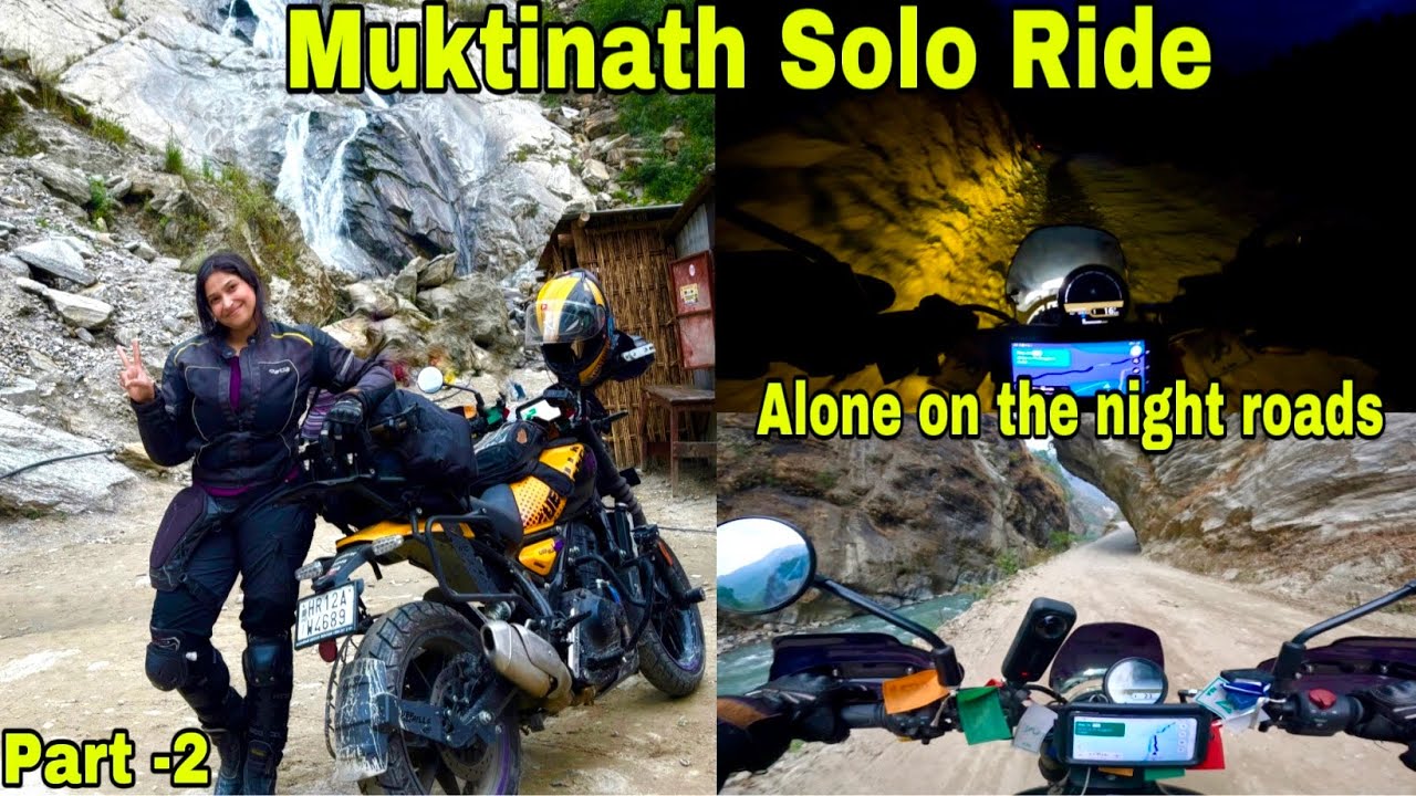 Road to Muktinath on Bike 🏍️ | Nepal's Toughest road | Solo Ride