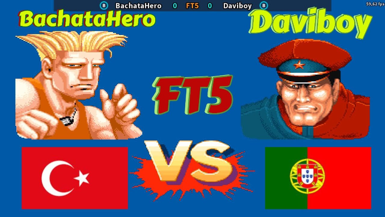 Street Fighter II': Champion Edition - BachataHero  vs Daviboy - FT5 -  1080P/60FPS -12.01.2025
