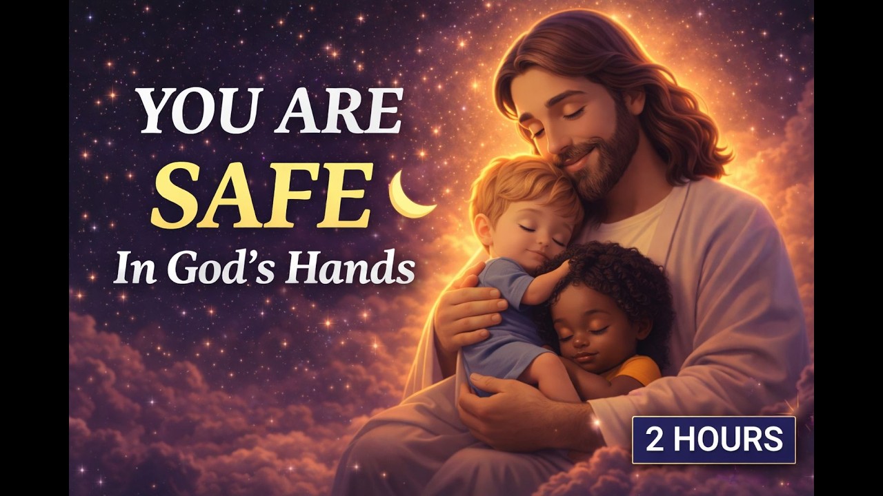 You Are Safe in God’s Hands Tonight 🌙 | Christian Sleep Music for Deep Rest (2 Hours)