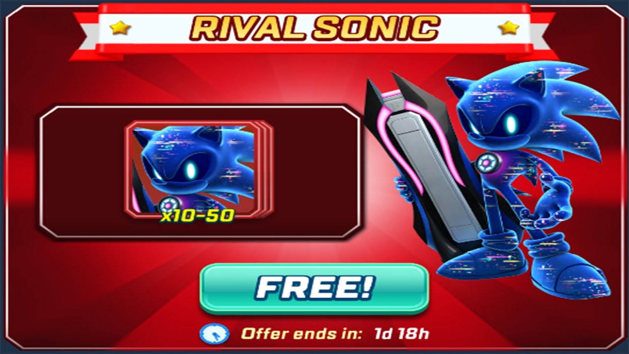 Sonic Forces Speed ​​Battle - Rival Sonic: обновление нового персонажа, бесплатные карты (Android...
