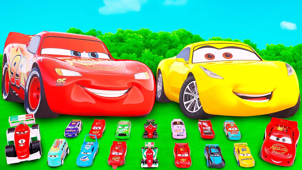 Disney Pixar Cars Unboxing Review | Lightning McQueen, Mack, Doc Hudson, Chick Hicks, Snot Rod
