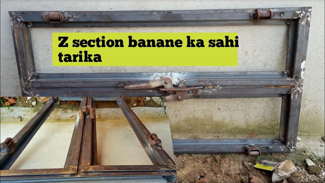 Z section kaise banaen#Zsection#khanfabrication #bahraich