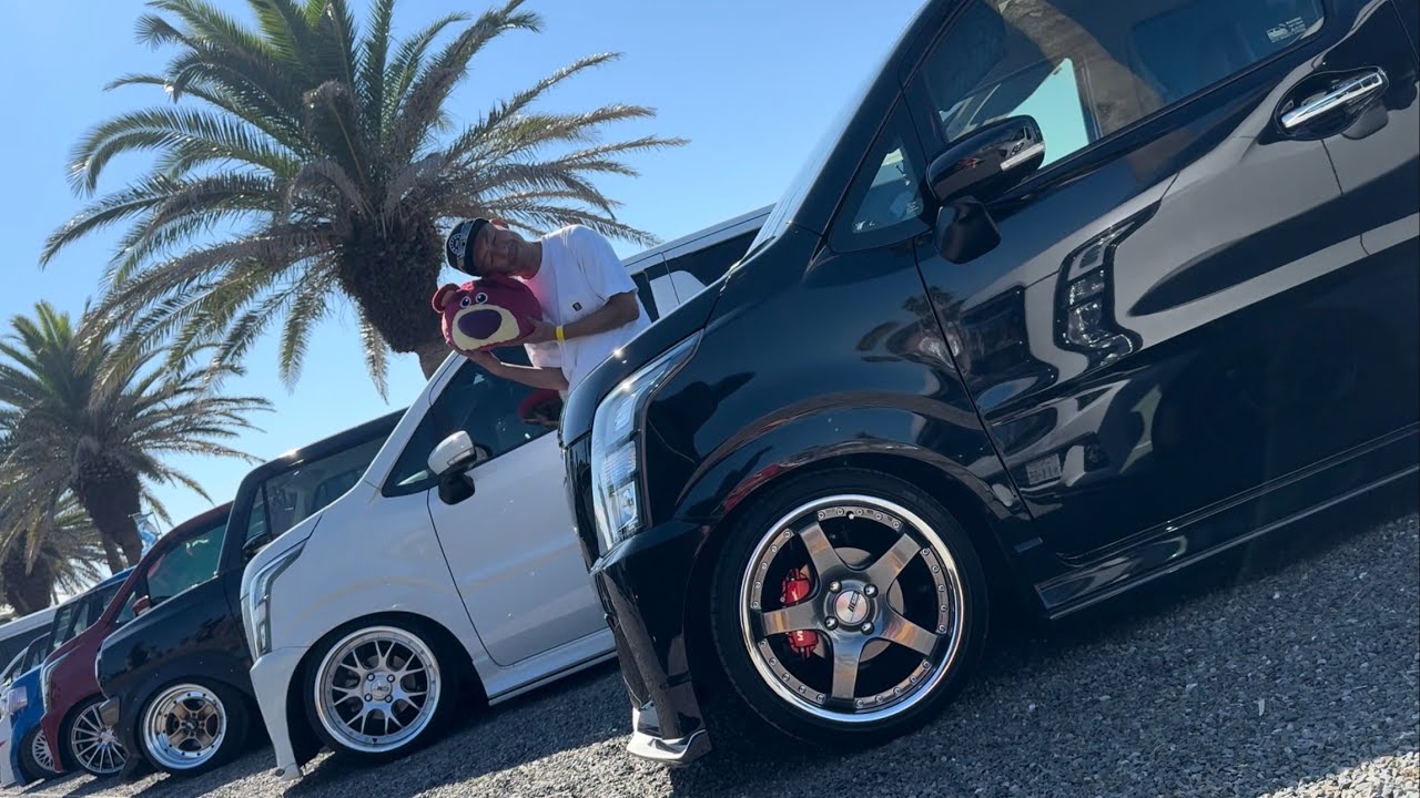 #ワゴンRスティングレー シンプルに統一感を😆#seasidekcarmeeting