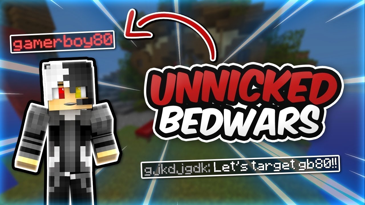 YOUTUBER in my game?! - Unnicked Bedwars
