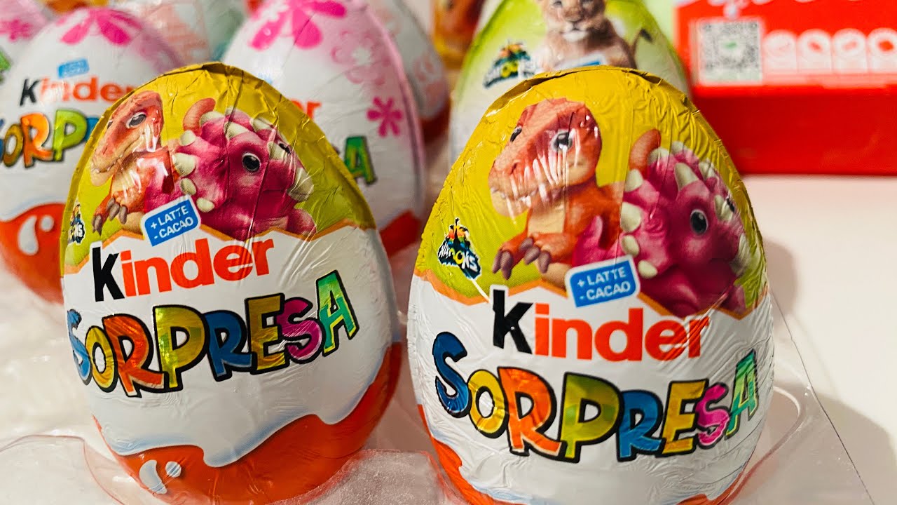 Compilation Kinder Surprise ASMR Unboxing 