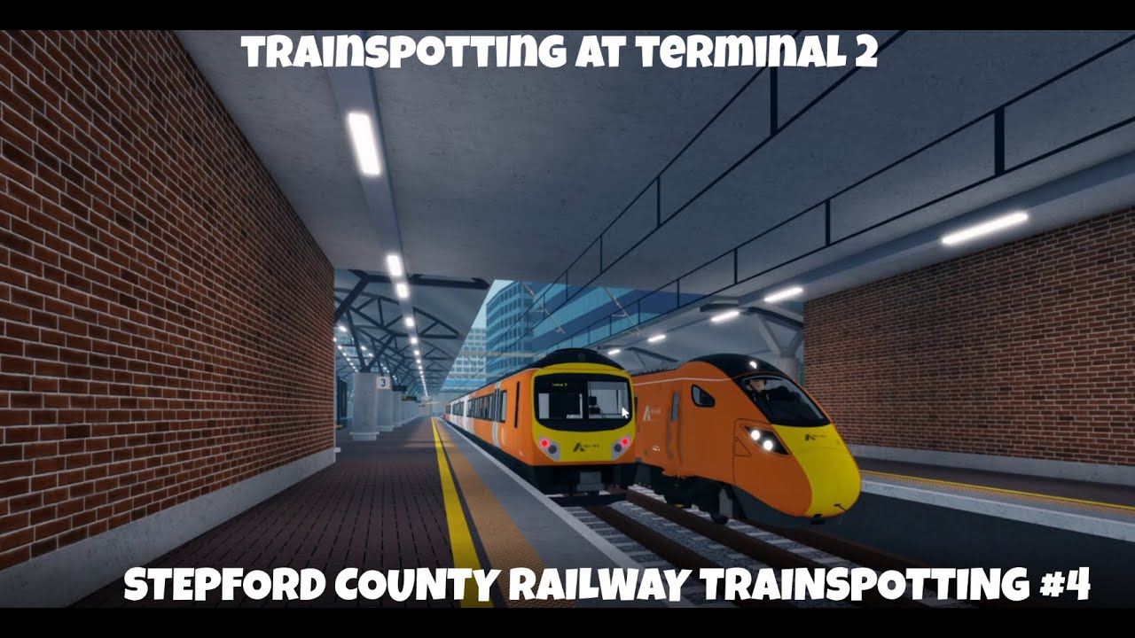 Busy evening at Terminal 2 , Trains at Terminal 2 (Stepford County Railway Trainspotting #4)