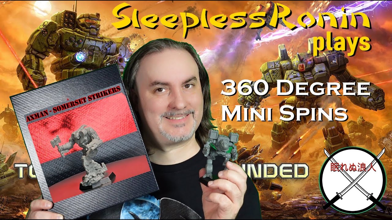 Battletech Mercenaries Kickstarter 360 Degree Mini Spins with SleeplessRonin