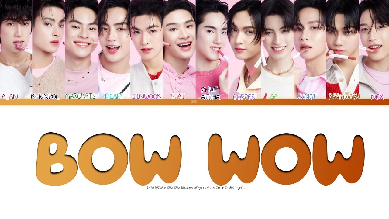 BOW WOW · BUS BUS because of you i shine(Color Coded Lyrics)