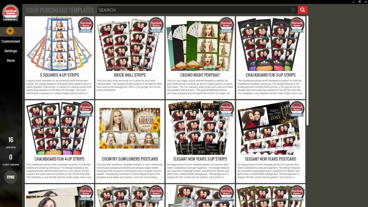 Template Manager Export To dslrBooth Pro