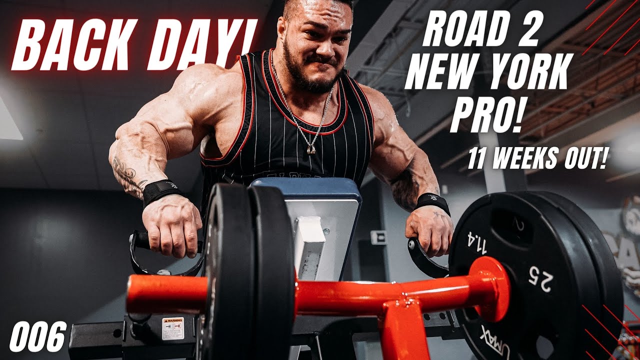 Nick Walker | ROAD 2 NY PRO! | 11 WEEKS OUT | BACK DAY