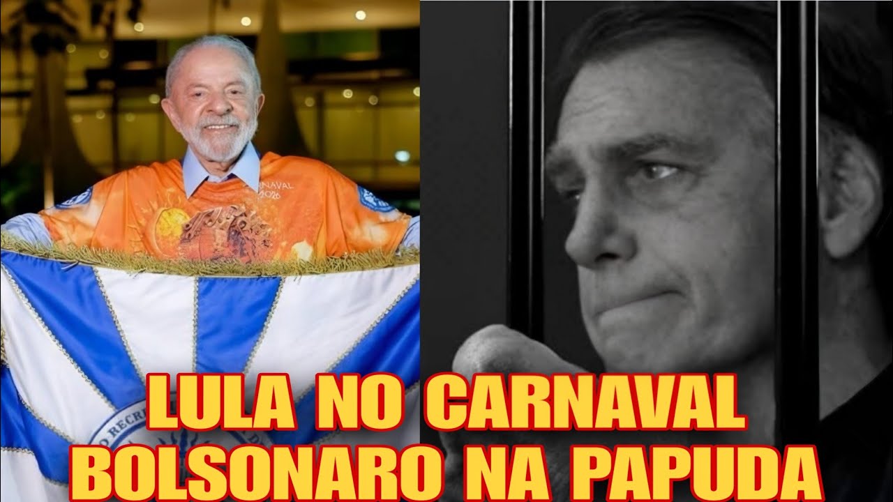 BOMBA URGENTE LULA NO CANAVAL BOLSONARO NA PAPUDA URGENTE