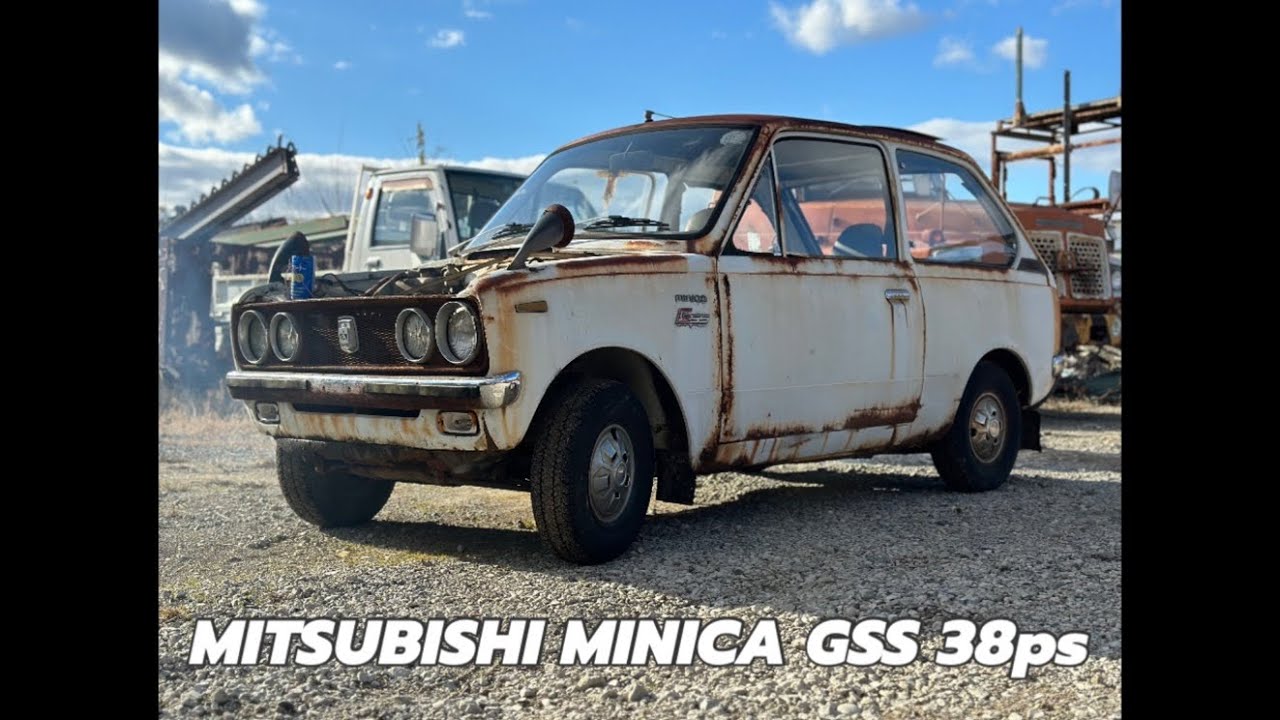 三菱　ミニカ360 GSS 【Grand Super Sport 】怒りのデスロード🔥エピソード2 💣オルタネーター とガソリンタンク修理