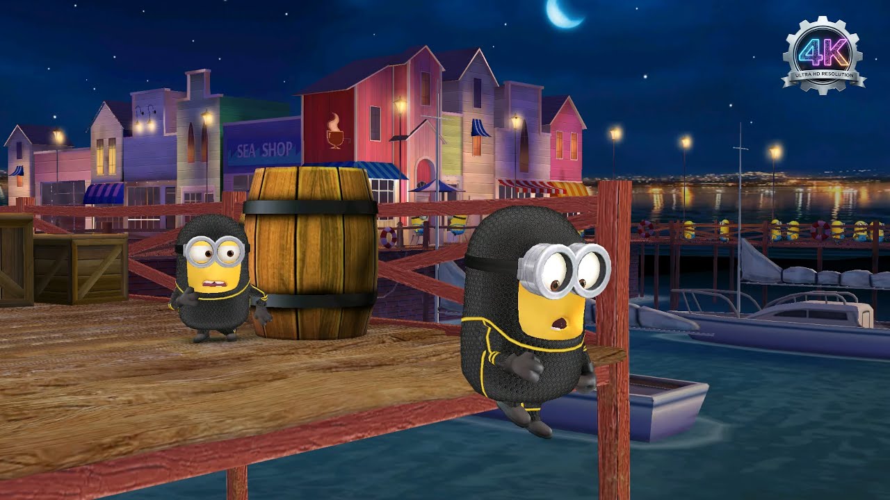 Minion Rush Old Version 🚢 PIER 12 FULL GAMEPLAY ⚓ on PC in 4K!🔥