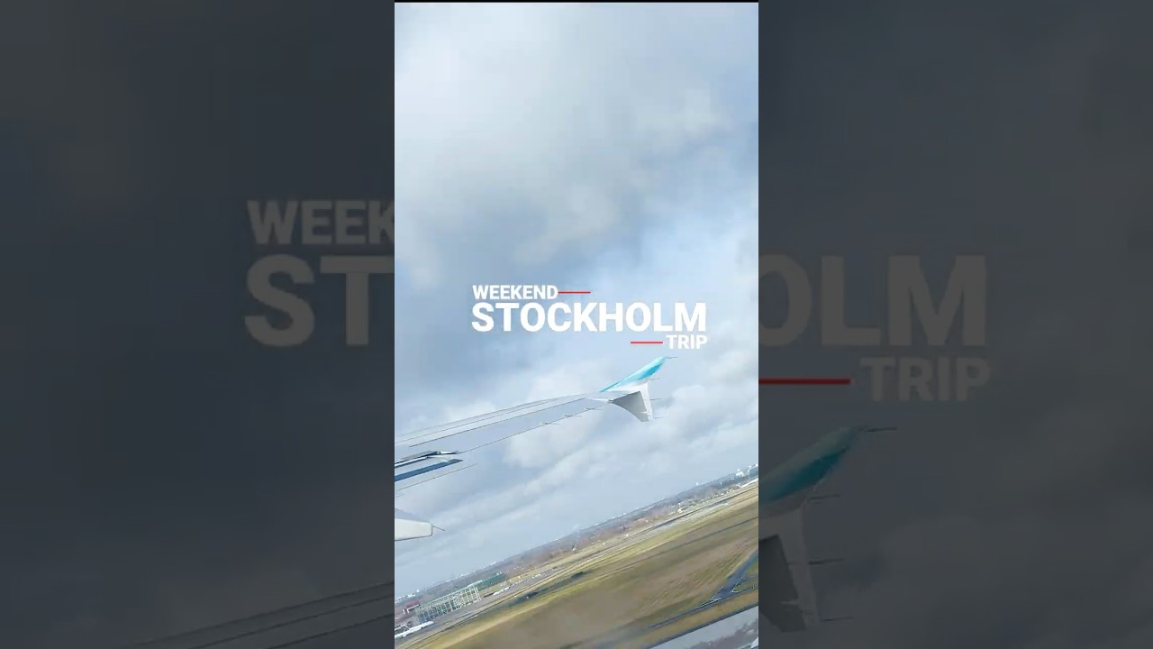 Exploring Stockholm in 90 seconds! 🇸🇪