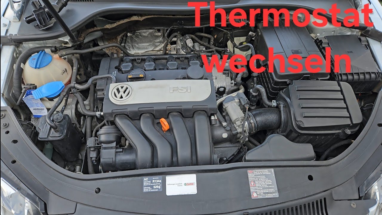 VW 2.0 FSI Thermostat wechseln (Eos/Golf 5/Passat B6/...)