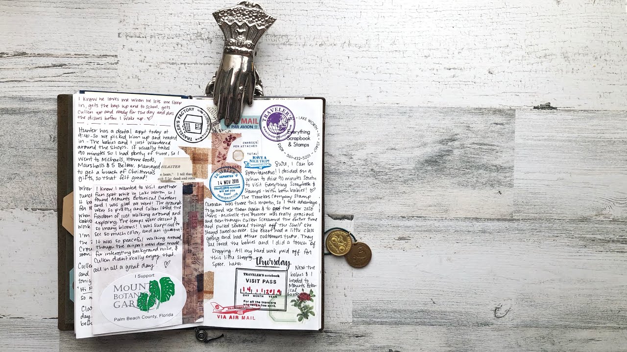 November Traveler’s Notebook Flip Through