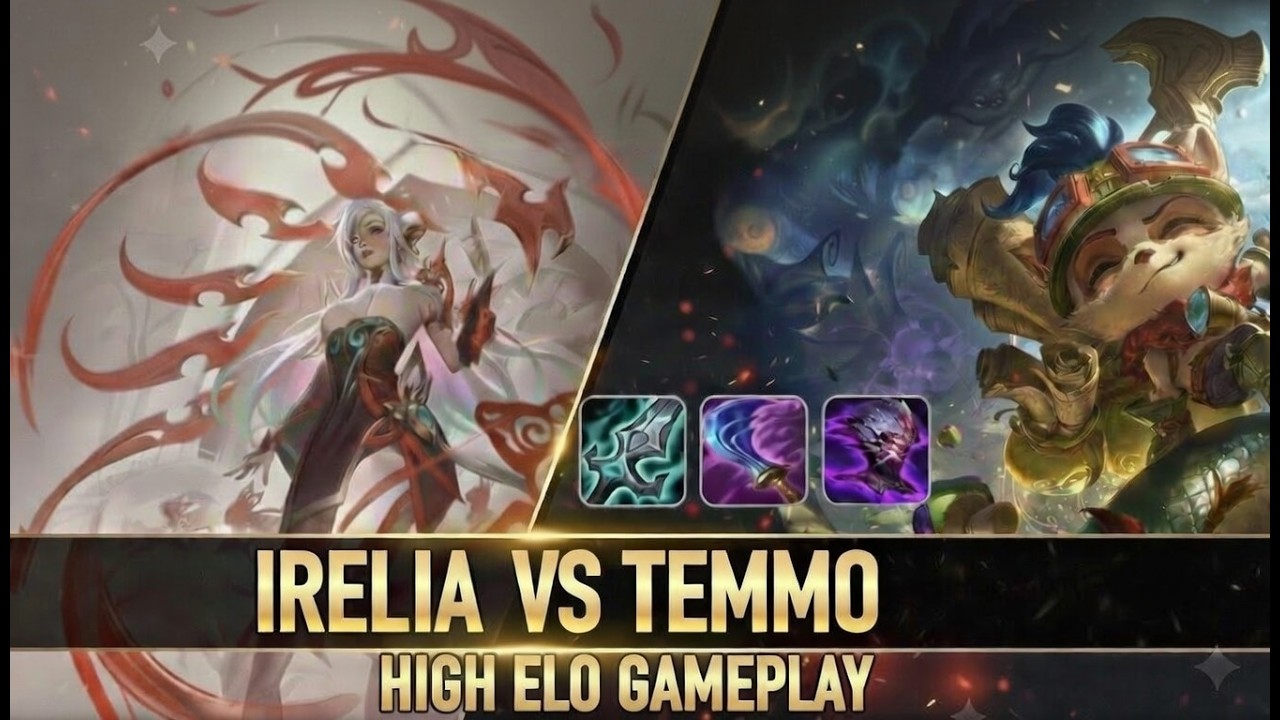HARD COUNTER DESTROYED! | IRELIA vs TEEMO 1v9 HIGH ELO