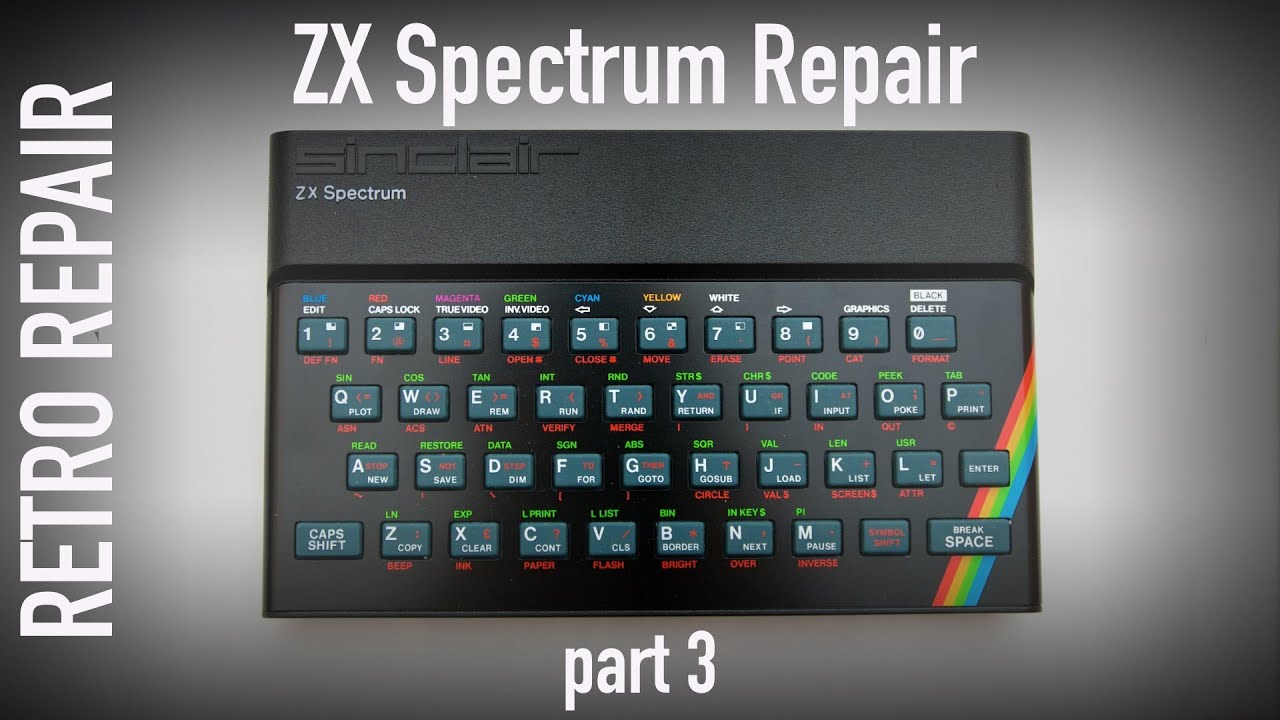 ZX Spectrum RAM upgrade, voltage regulator and recap