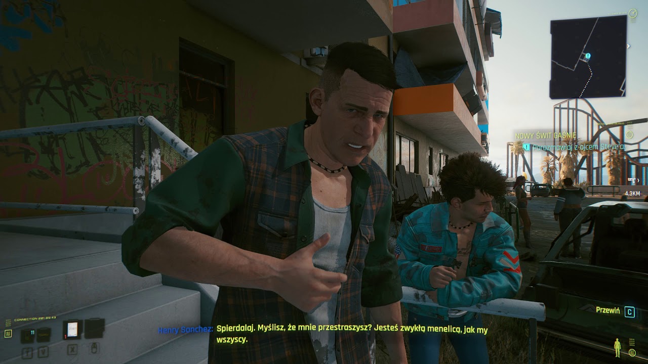 Cyberpunk 2077 Nowy świt gaśnie. V oddaje ciało Johnny'emu