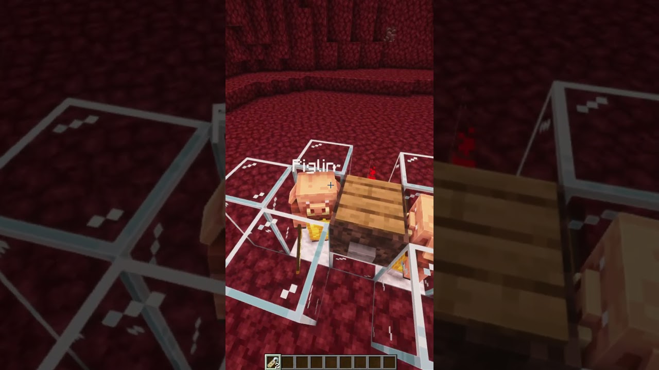 Easy Piglin Trading Farm! 🐖 #minecraft