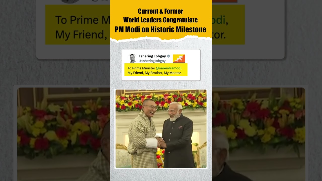 World Leaders Congratulate PM Modi on Historic Milestone