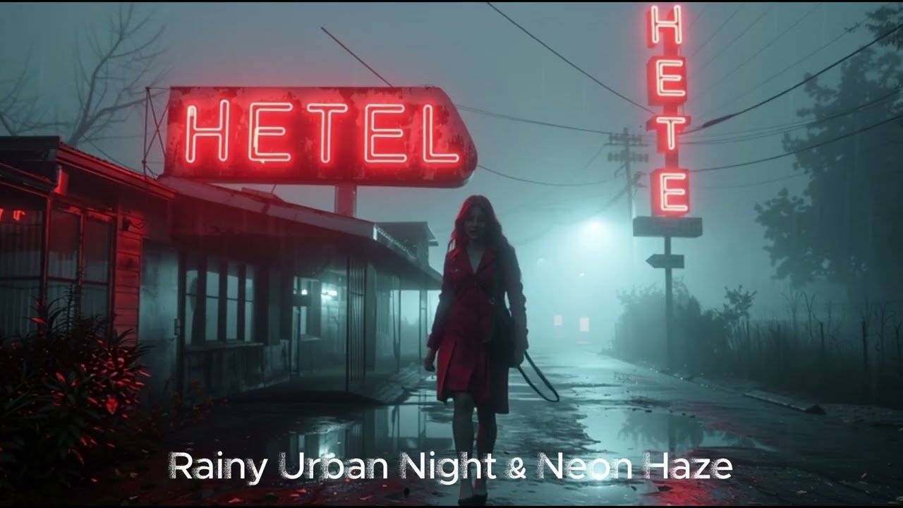 Rainy Neon Nights • Lo-fi Trip-Hop Haze 2026 | Melancholic Urban Downtempo