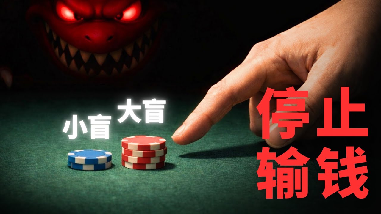 Poker基本功 (第26集) | 大小盲防守 | 你一直在这里输钱