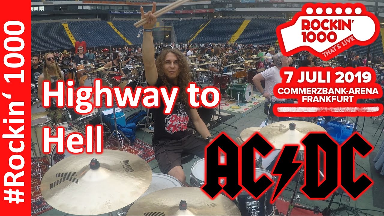 Highway to Hell - Rockin 1000 Frankfurt 2019 - AC/DC -  Drum Cover