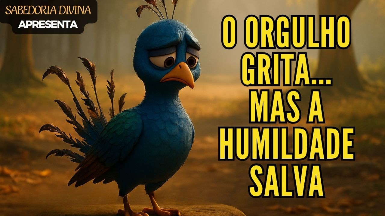 O PAVÃO EGOÍSTA - Uma Lição Profunda Sobre Vaidade, Arrependimento, Humildade!