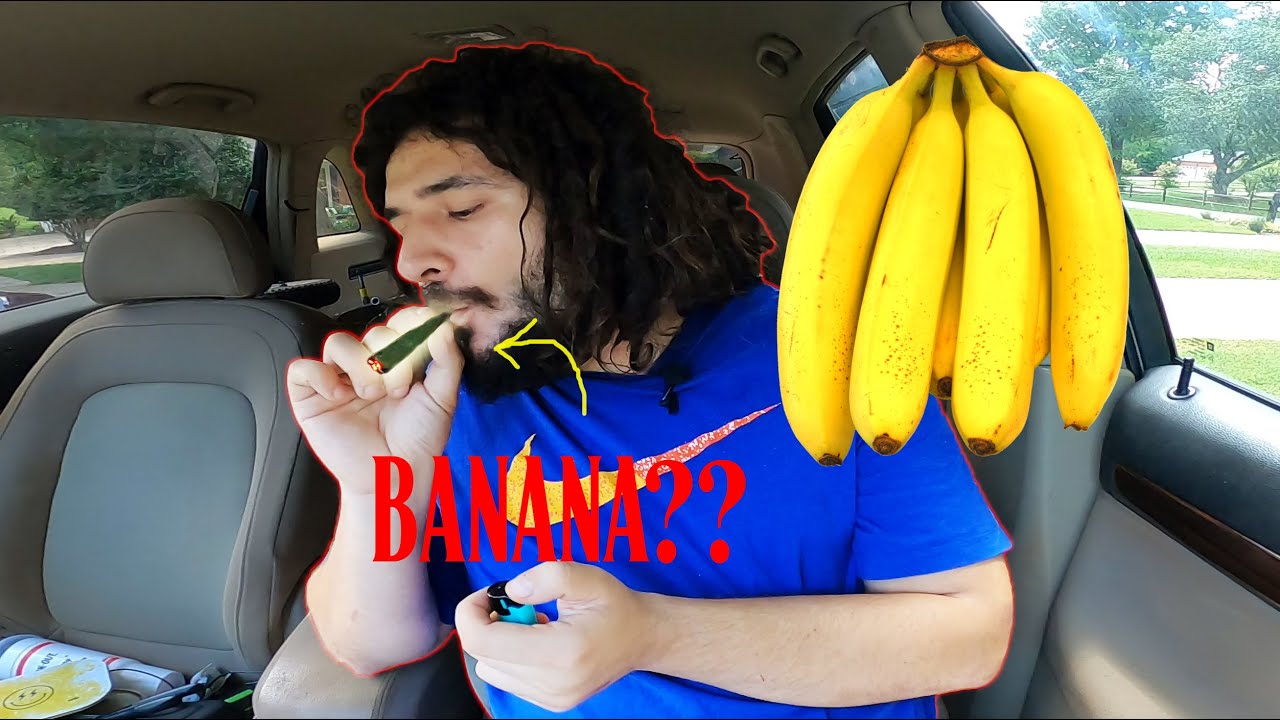 Smoking a BANANA LEAF