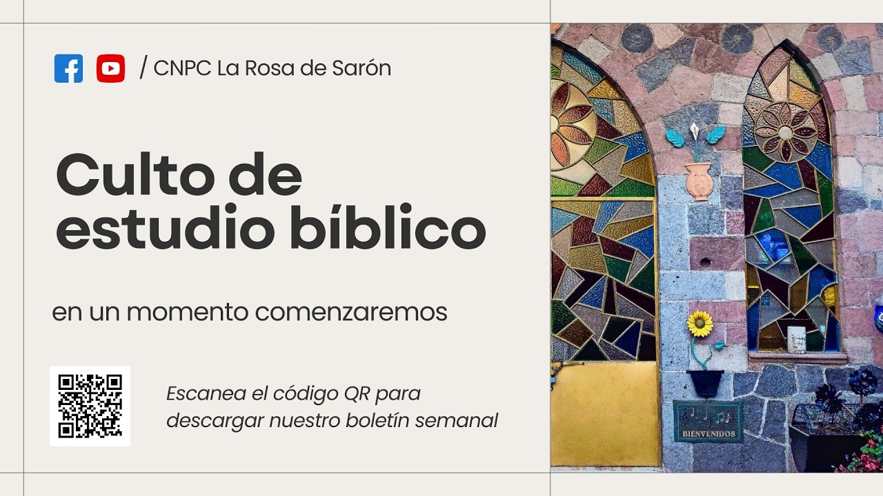 Culto de estudio bíblico | jueves 12 de febrero 2026