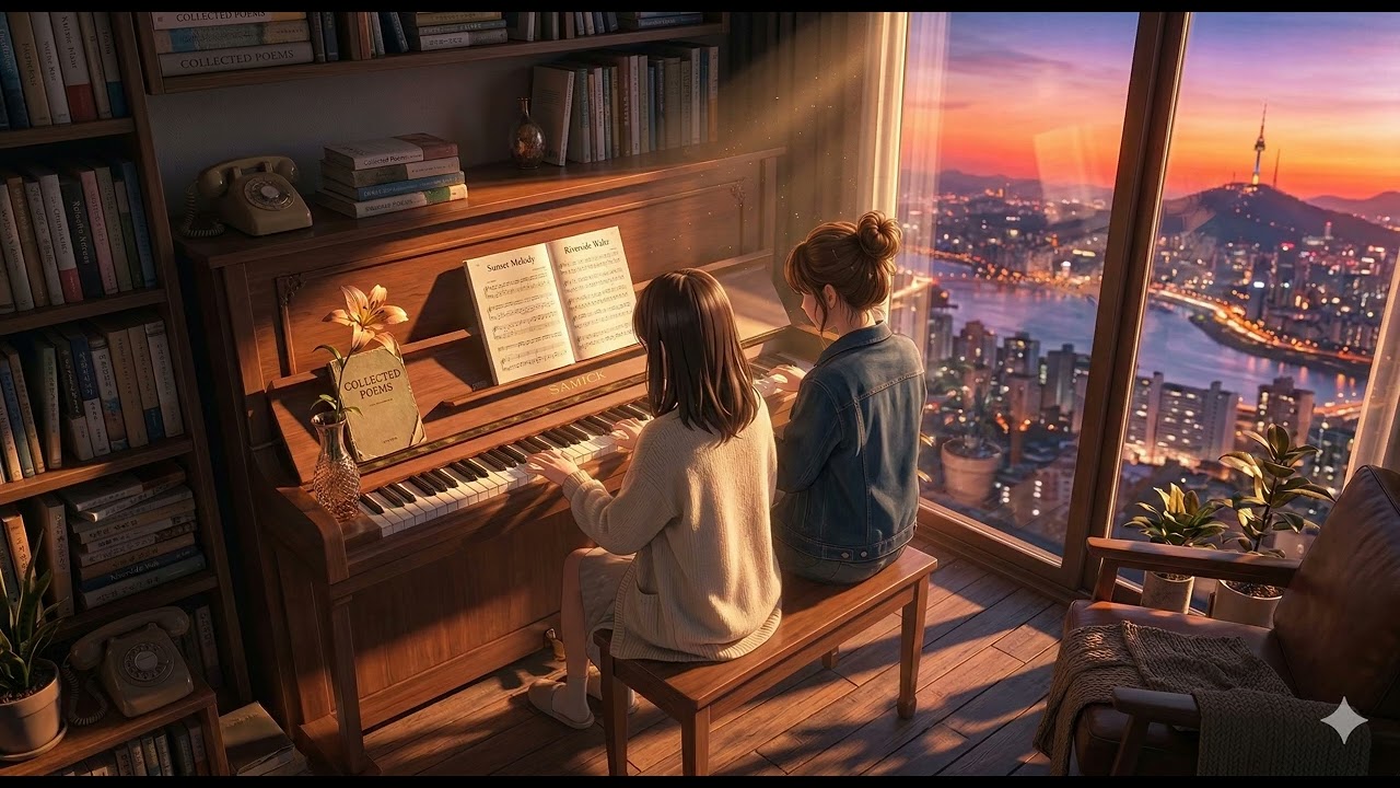 🌇 [Piano] Golden Hour Piano: Neoclassical Focus Mix