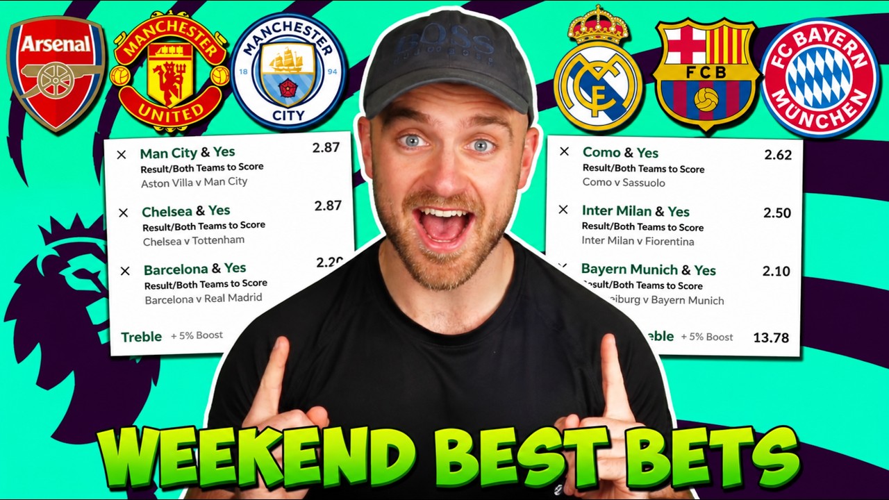WEEKEND BEST BETS! - In Depth Predictions/Tips/Accas from ALL Top Leagues!