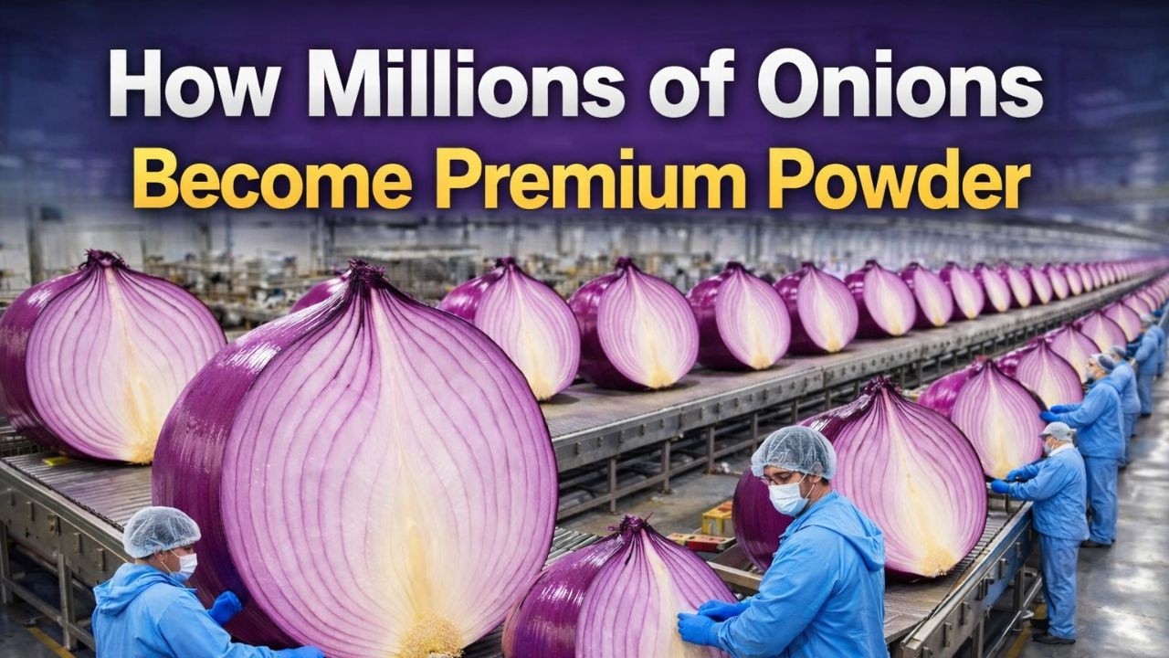 How Millions of Onions Become Premium Powder
