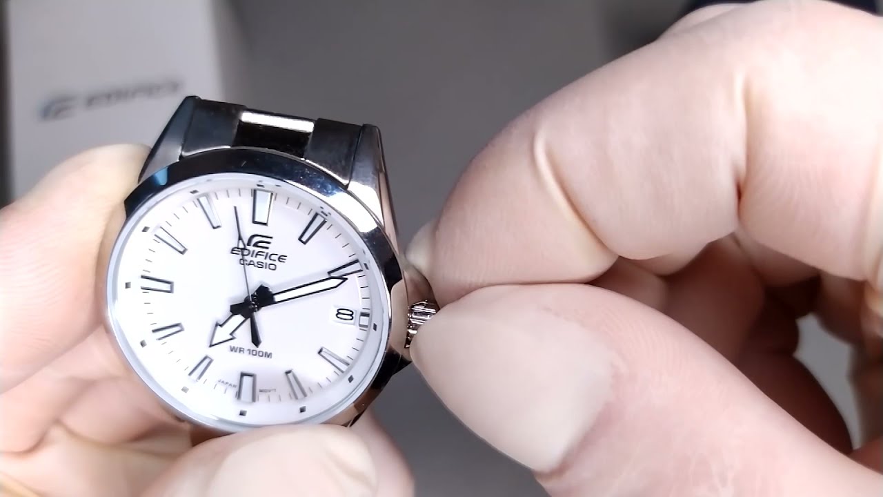 Распаковка Наручных часов Casio EDIFICE EFV 110D 7AVUEF | Japan Casio | Holub TV