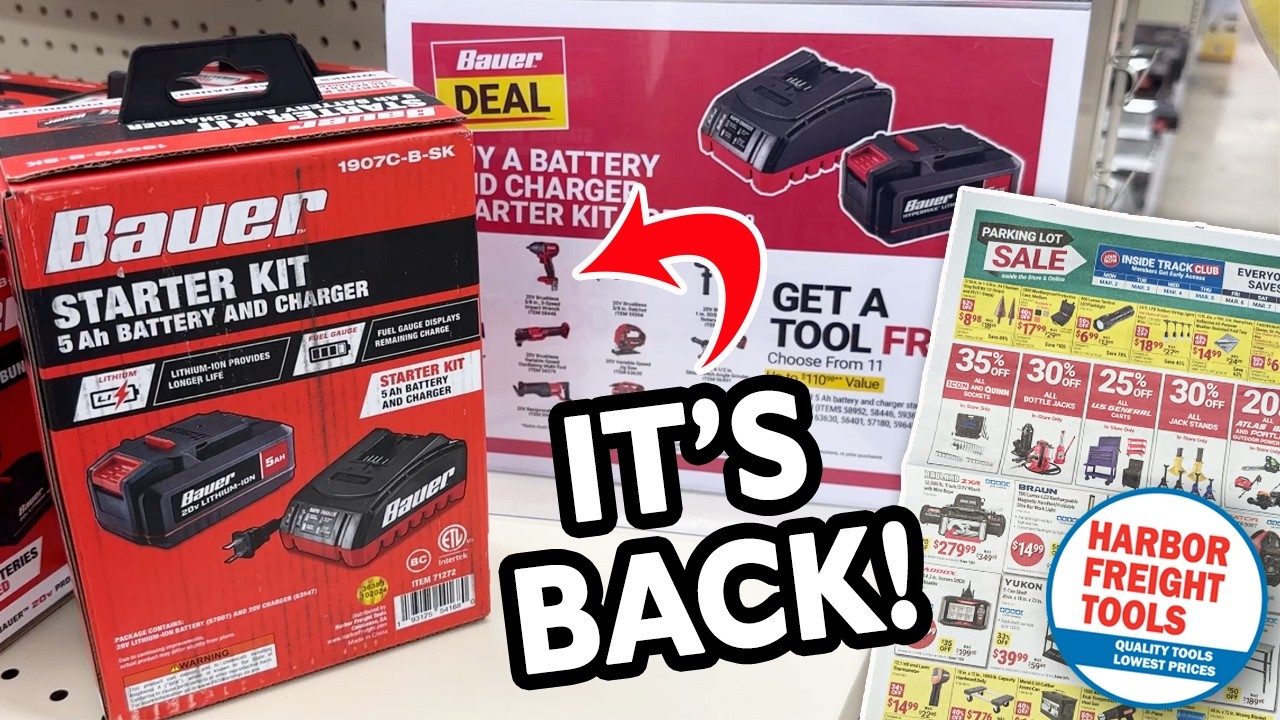 FIRST LOOK!! 👀 March 2026 🚨Parking Lot Sale🚨 Harbor Freight Tools