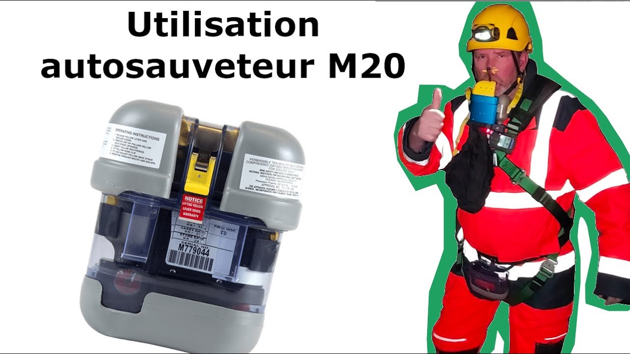 Utilisation masque autosauveteur M20