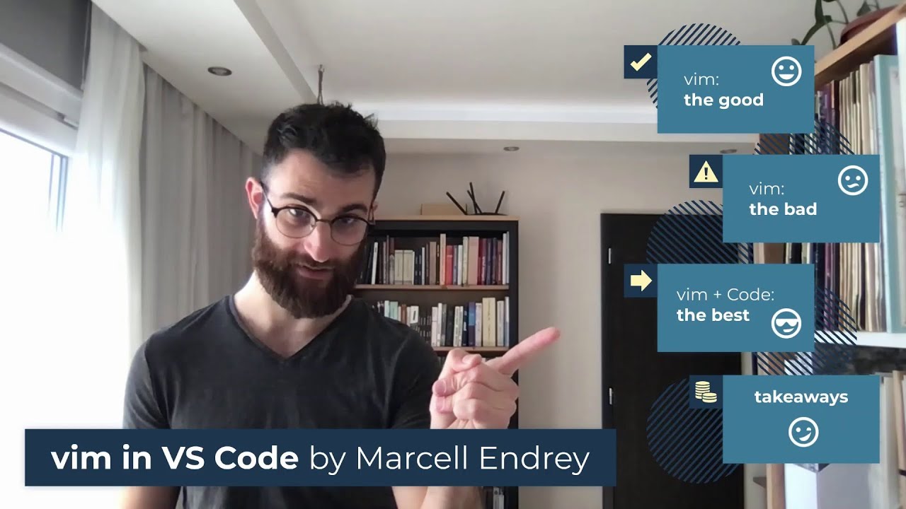 vim in vscode by Marcell Endrey at VS Code Japan 2021