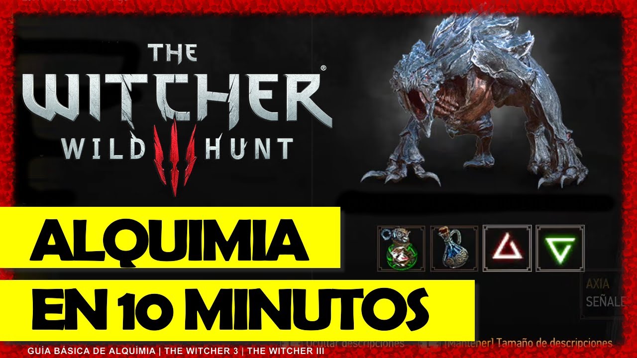 La guía básica de la alquimia | The Witcher 3
