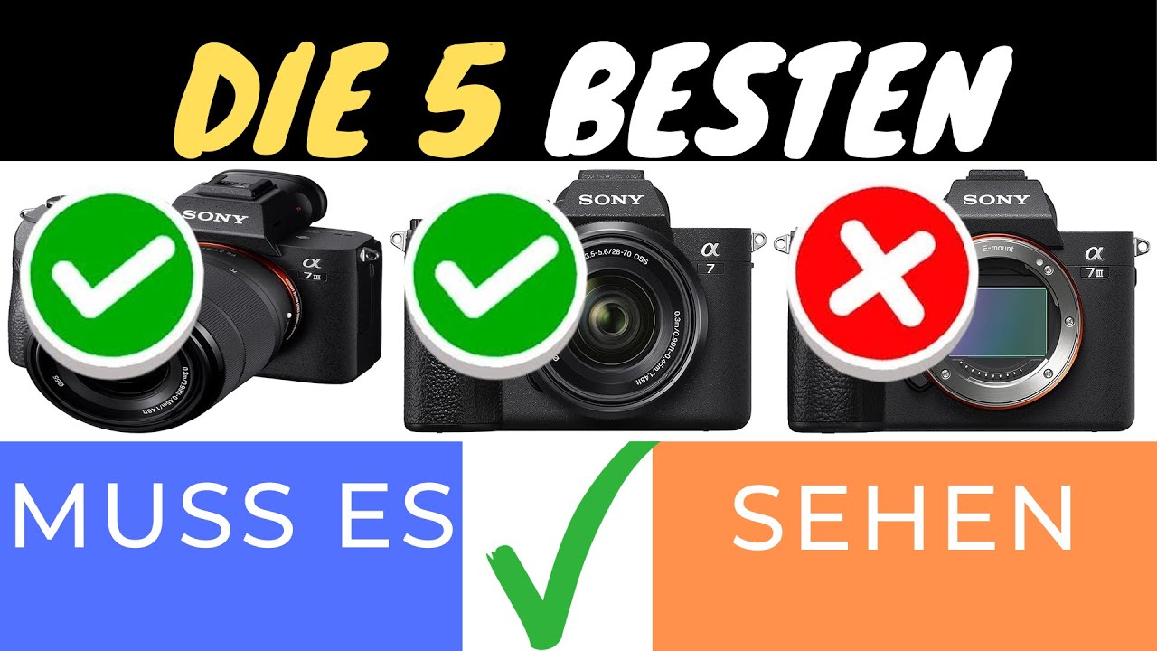 DIE 3 BESTEN VOLLMAT-KAMERA-VERGLEICHE 2025 📸✨ | SONY ALPHA 7 III VS. ALPHA 7 IV!