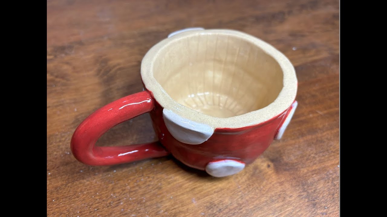 How to Make a Clay Mug - Decorating/Underglaze & Glaze - Middle or High School Art Lesson - Part 2