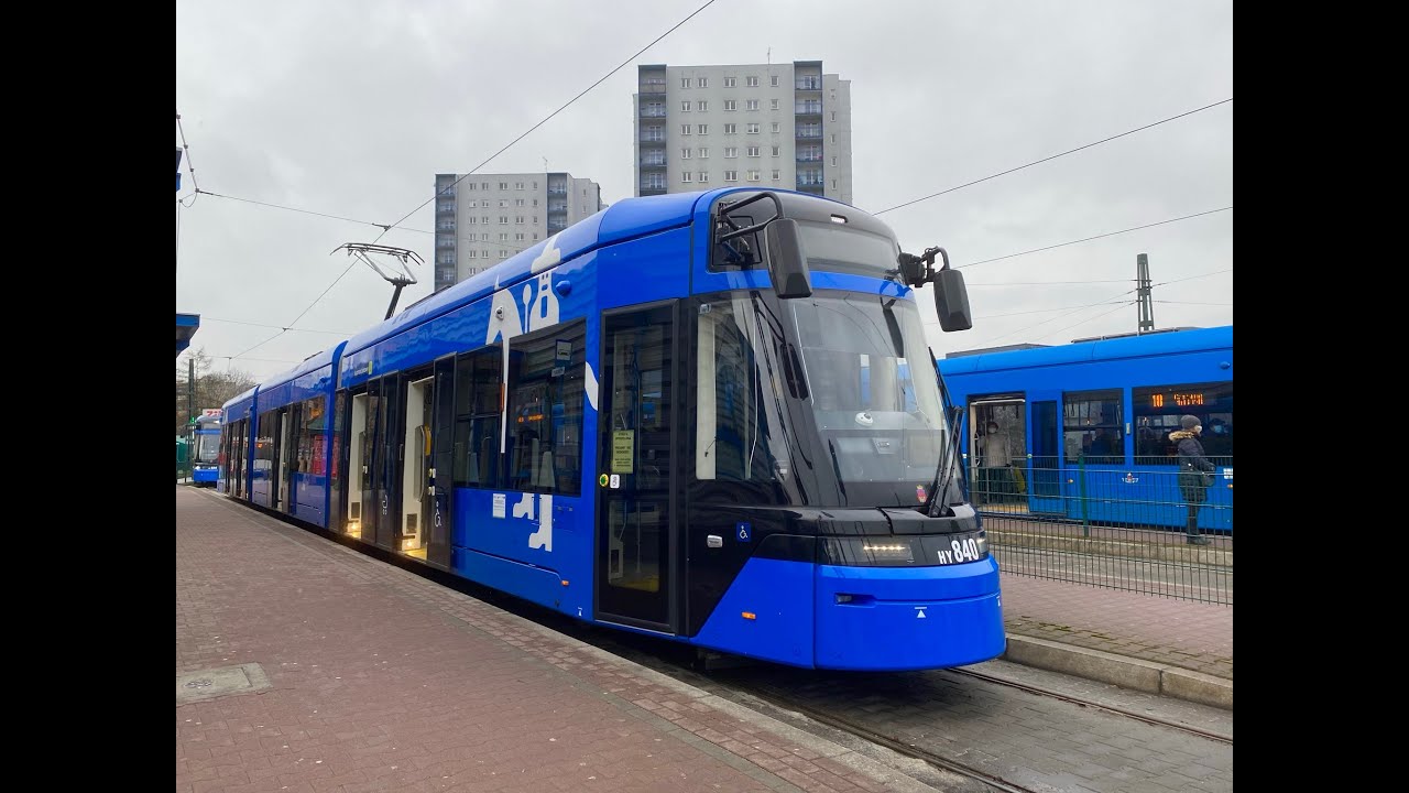 Stadler Tango Lajkonik HY840 MPK Kraków jako 50-04A