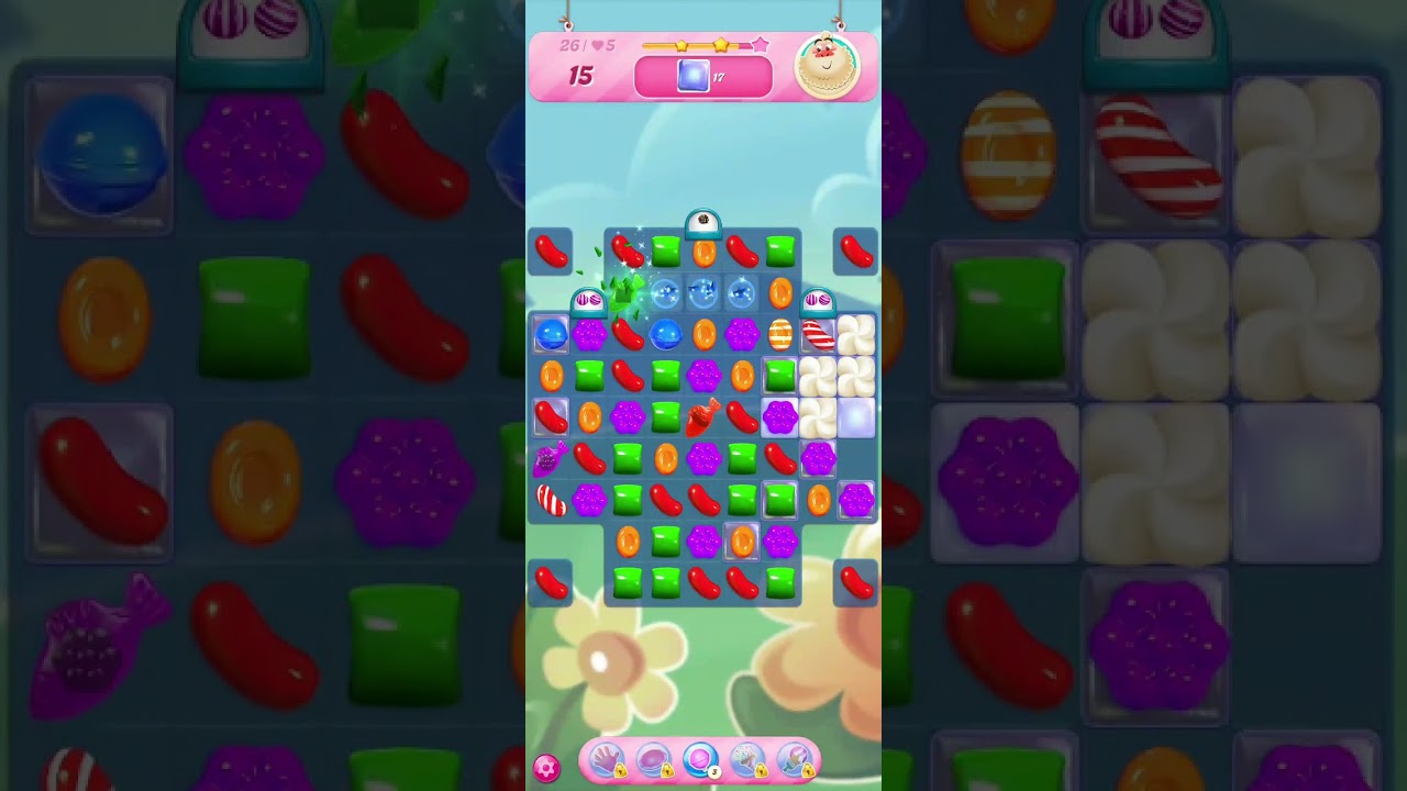 Level 21 to 30 playing Candy crush saga 